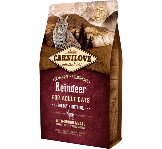 Carnilove Adult Cat - Reindeer - Energy & Outdoor 2kg