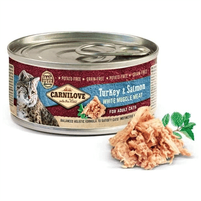 Carnilove Cans Kat - Turkey / Salmon 12x100g