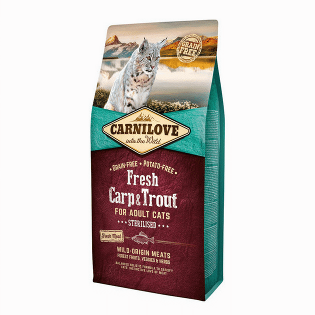 Carnilove Cat Fresh - Sterilised - Karper / Forel 6kg