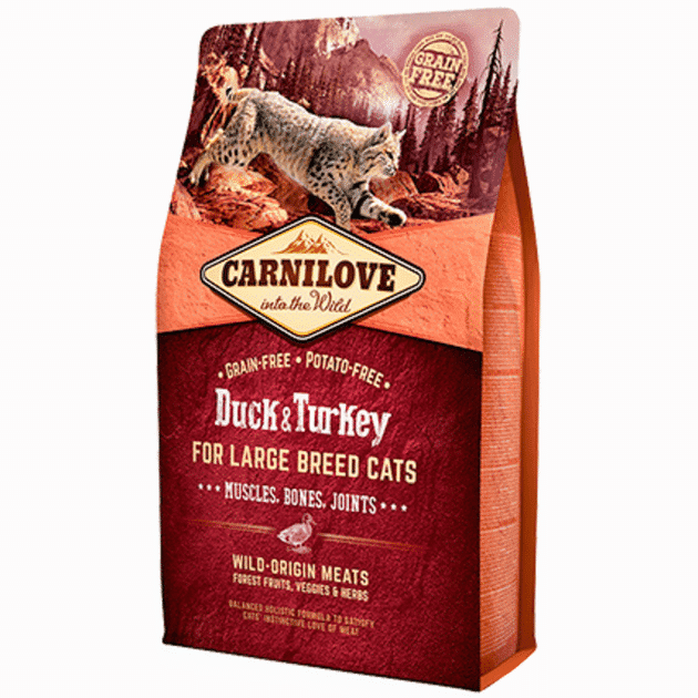 Carnilove Large Breed Cats - Duck & Turkey 2kg