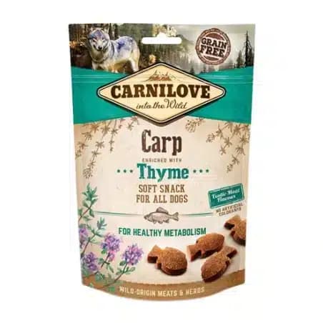 Carnilove Soft Dog Snacks Karper / Tijm 200g
