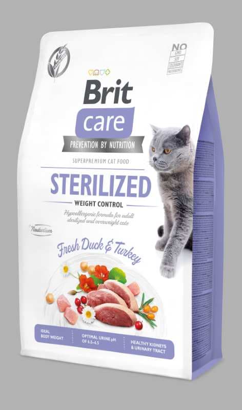Brit Care Cat Sterilized Weight Control 2 kg – Gezonde Gewichtsbeheersing
