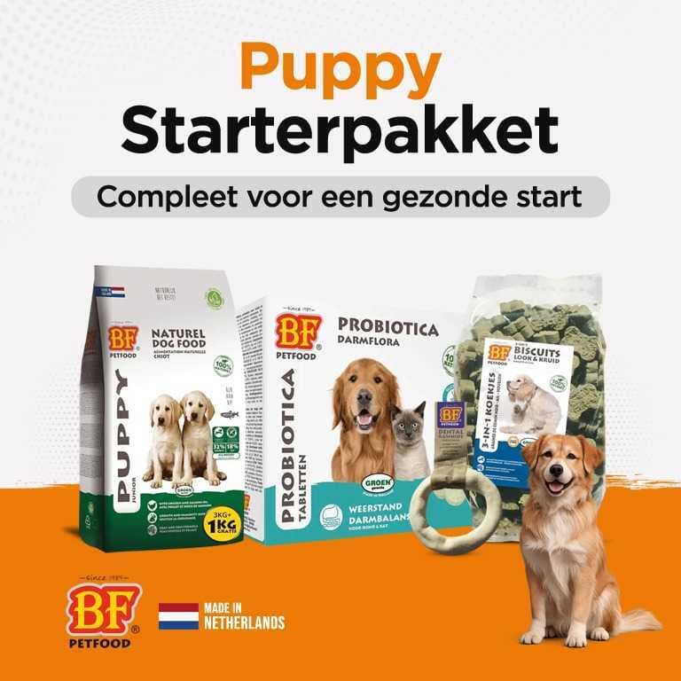 BF Petfood Puppy Starterspakket – Compleet voor een Gezonde Start