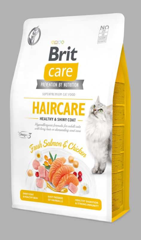 Brit Care Kattenvoer – Haircare Gezonde & Glanzende Vacht 2 kg