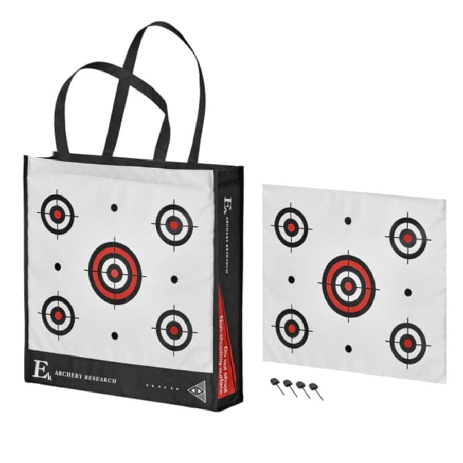 EK Archery Target Set Foam, Black/Red