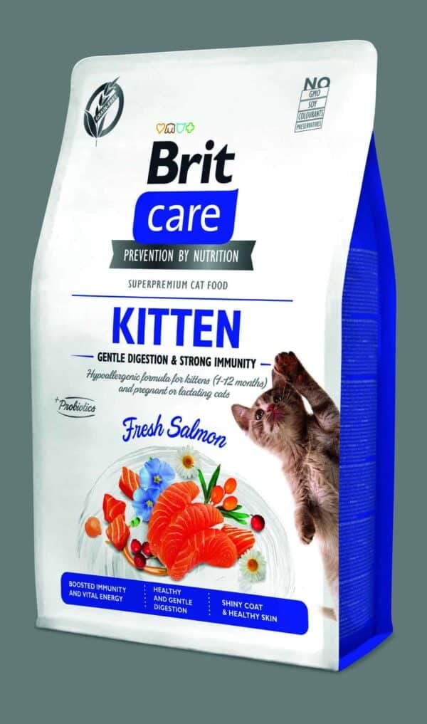 Brit Care Kattenvoer Kitten – Gezonde Spijsvertering & Weerstand 2 kg