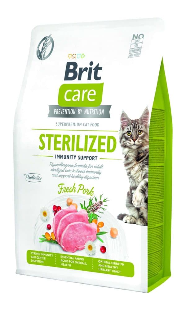 Brit Care Kat Sterilized Immunity Support 2 kg