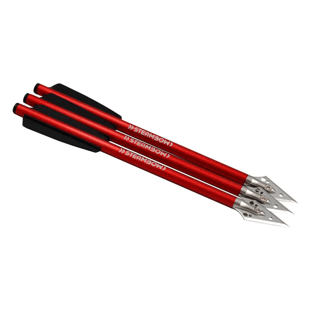 Steambow AR-Series – Aluminum broadheads – Set of 3 Pack