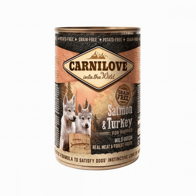 Carnilove Dog Blik - Zalm / Kalkoen Voor Puppies 400g