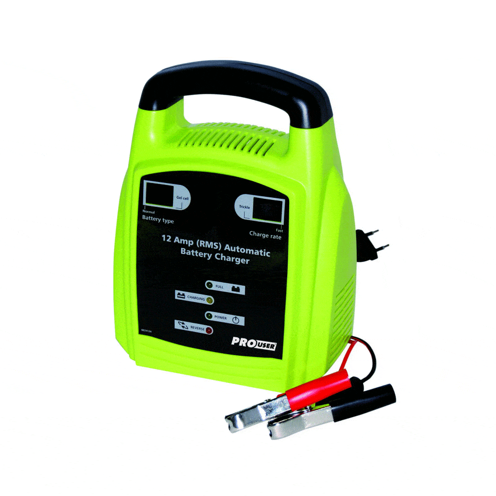 Pro-User Automatische Acculader 12A MCH12A – Slimme Acculader 12V/24V