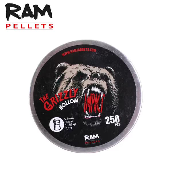 Ram Tactical - Grizzy Hollow Point 5.5mm / 13.58gr / 250st