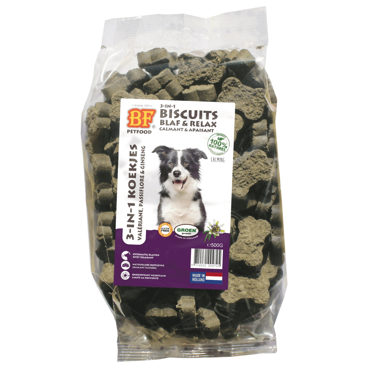 BF Petfood 3-in-1 Hondenkoekjes Blaf & Relax – 500g