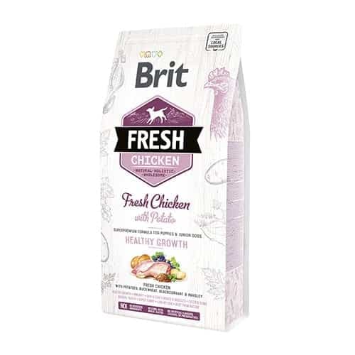 Brit Fresh Puppy Kip met Aardappel 2,5 kg – Complete Droogvoeding