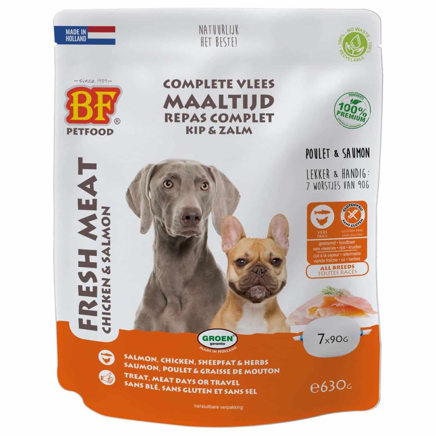 BF Petfood Vleesvoeding Zalm – 630 g