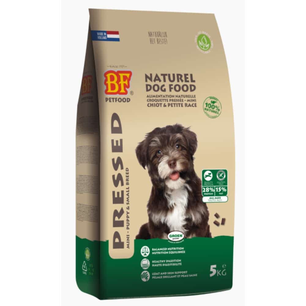 BF Petfood Geperst Puppy & Kleine Rassen – 5 kg